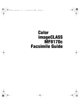 Canon MF8170c Owner's manual