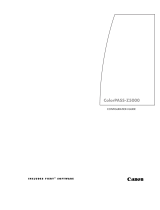 Canon ColorPASS Z5000 User manual