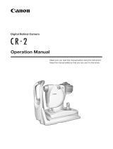Canon CR-2 User manual