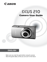 Canon 210 User manual