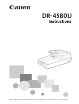 Canon DR-4580U Owner's manual