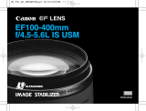 Canon EF 100-400mm f/4.5-5.6L IS USM User manual