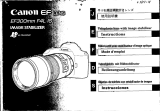 Canon EF300MM F4L IS User manual
