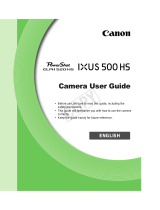 Canon powershot elph 520 hs compact camera 6171b001 User manual