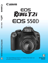 Canon EOS Rebel T2i EF-S 18-55IS II Kit User manual
