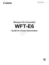Canon Wireless File Transmitter WFT-E6A Owner's manual