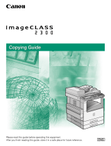 Canon ImageCLASS 2300 User manual