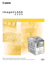 Canon imageCLASS 2300N Owner's manual