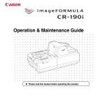 Canon CR-190i User manual