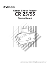 Canon imageFORMULA CR-55 Owner's manual