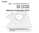 Canon IMAGEFORMULA DR-2010M Owner's manual