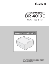 Canon DR-4010C - imageFORMULA - Document Scanner Owner's manual