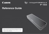 Canon imageFORMULA P-150 Portable Scanner User manual
