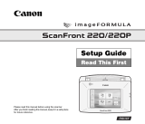 Canon imageFORMULA ScanFront 220P User manual