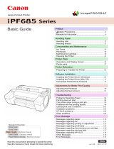 Canon imagePROGRAF iPF685 Owner's manual