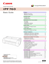 Canon imagePROGRAF iPF760 Owner's manual
