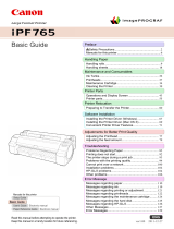 Canon imagePROGRAF iPF765 Owner's manual