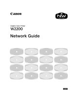 Canon imagePROGRAF W2200S Network Guide