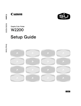 Canon imagePROGRAF W2200S Installation guide