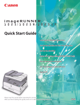 Oce imageRUNNER 1025 Quick start guide
