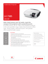 Canon LV-7385 User manual