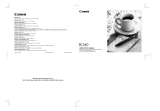 Canon PC150 Owner's manual