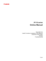 Canon iP 110 series Owner's manual