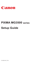 Canon PIXMA MG3522 (MG3500 Series) Owner's manual