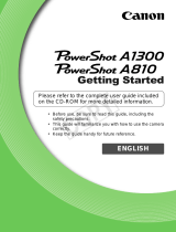 Canon POWERSHOT A810 Owner's manual