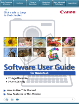 Canon A470 Software Guide for Macintosh