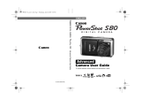 Canon Powershot S80 User manual