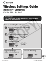 Canon PowerShot SD430 DIGITAL ELPH WIRELESS Installation guide