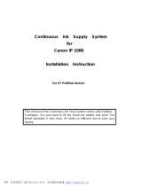 Canon Printer Accessories IP 1000 User manual