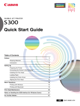 Canon S300 Quick start guide
