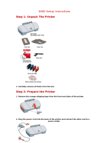 Canon S600 Operating instructions