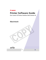 Canon SELPHY CP600 Owner's manual