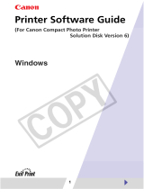 Canon 0324B001 - SELPHY ES1 Photo Printer Owner's manual