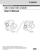 Canon VB-C50i/VB-C50iR User manual