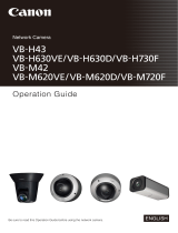 Canon VB-H630D Owner's manual