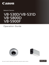 Canon VB-S30D User manual