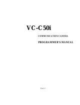 Canon VC-C50i/VC-C50iR Owner's manual