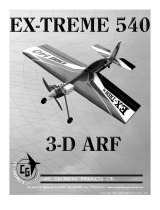 Carl Ex-treme Edge 540 ARF User manual