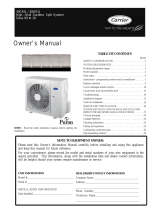 Carrier 38/40GRQ Owner's manual