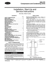Carrier Compressor and Condensing Unit User manual