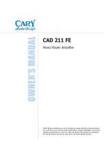 Cary Audio Design CAD 211 AE User manual