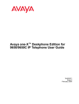 Avaya one-X 9650 User manual