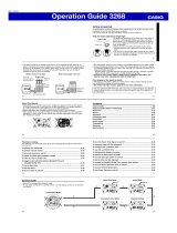 Casio MO1106-EA User manual