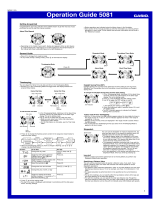 G-Shock 5081 User manual