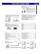 Casio MO1106-EA User manual