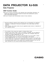 Casio XJ-S35 User manual